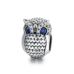 (immagine per) Charm tipo Pandora Gufo splendente - SCC1607