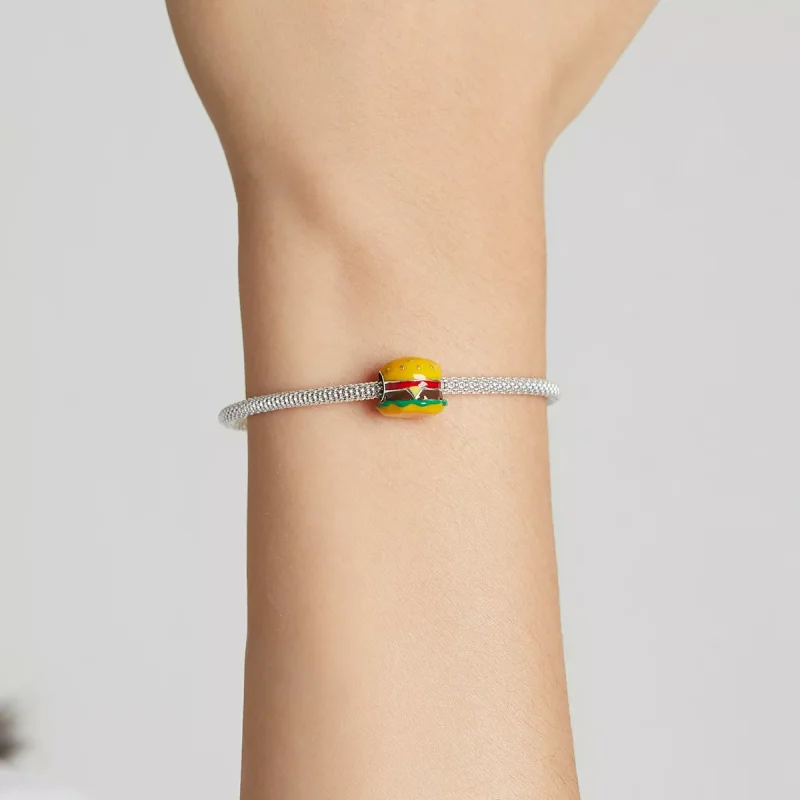 (immagine per) Charm tipo Pandora Hamburger Gourmet - SCC2014 - Visualizza 5