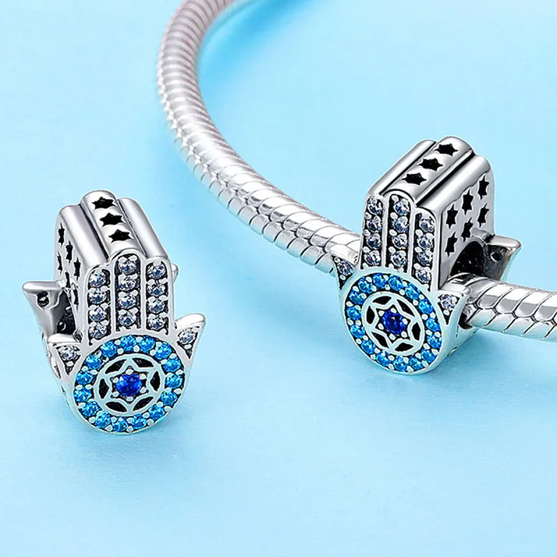 (immagine per) Charm tipo Pandora Il guardiano di Fatima - SCC721 - Visualizza 2