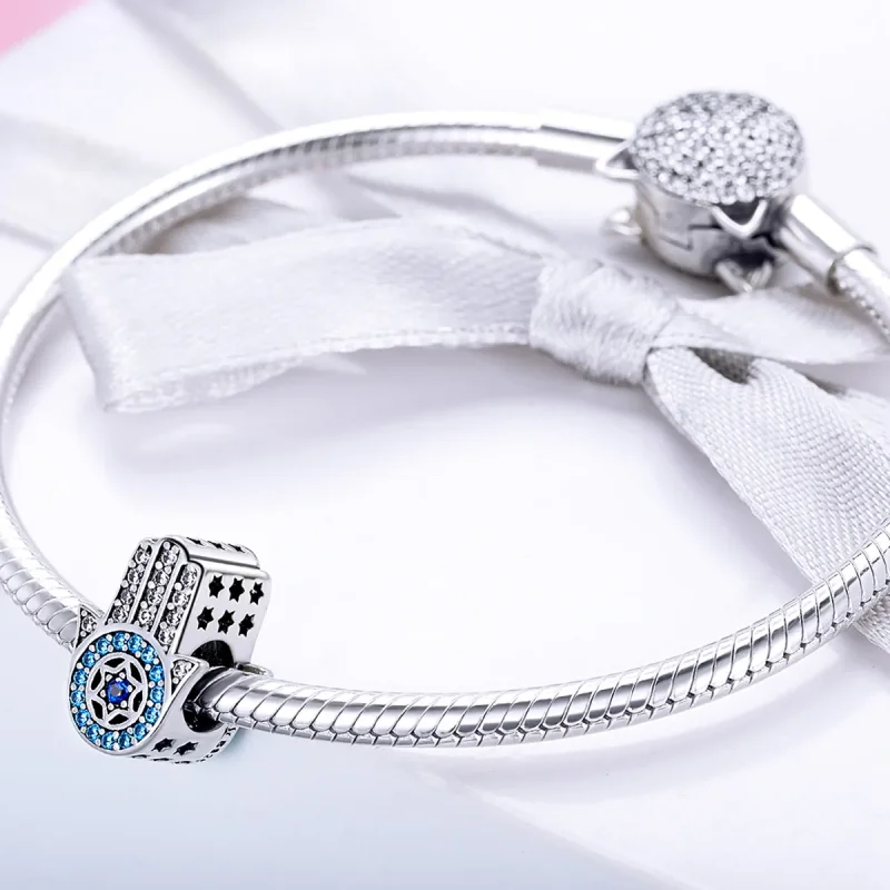 (immagine per) Charm tipo Pandora Il guardiano di Fatima - SCC721 - Visualizza 5