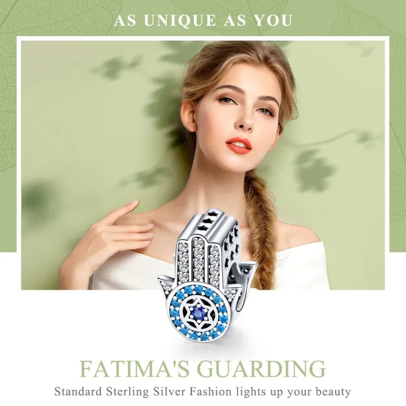 (immagine per) Charm tipo Pandora Il guardiano di Fatima - SCC721 - Visualizza 6