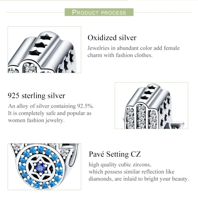 (immagine per) Charm tipo Pandora Il guardiano di Fatima - SCC721 - Visualizza 7