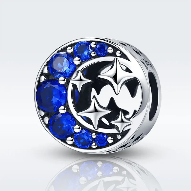 (immagine per) Charm tipo Pandora Il mito della luna stellare - SCC184 - Visualizza 2