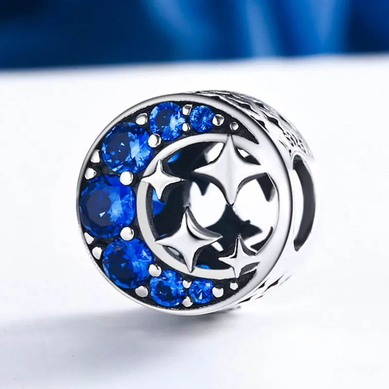 (immagine per) Charm tipo Pandora Il mito della luna stellare - SCC184 - Visualizza 3