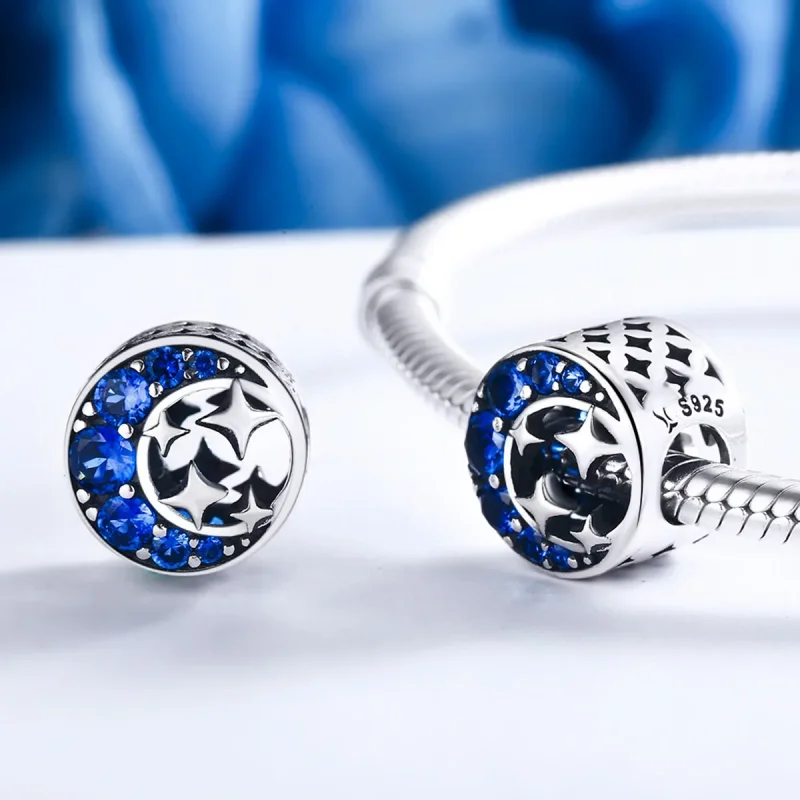 (immagine per) Charm tipo Pandora Il mito della luna stellare - SCC184 - Visualizza 5