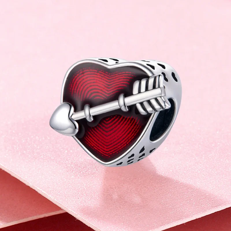(immagine per) Charm tipo Pandora Il primo amore di San Valentino - SCC480 - Visualizza 4