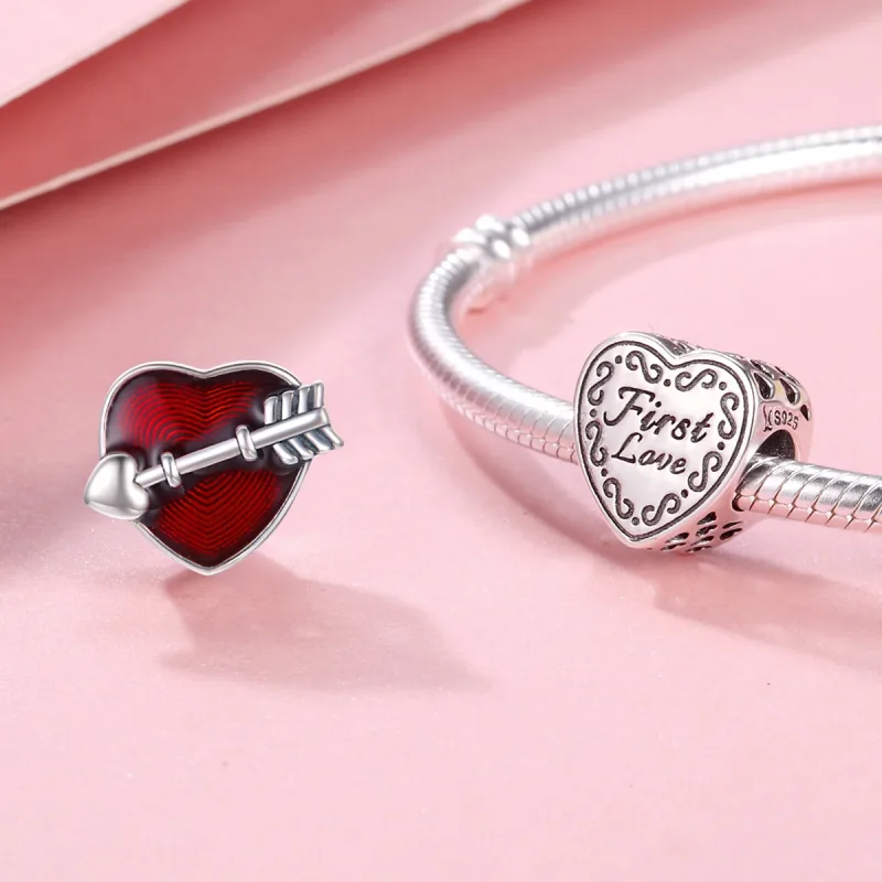 (immagine per) Charm tipo Pandora Il primo amore di San Valentino - SCC480 - Visualizza 6