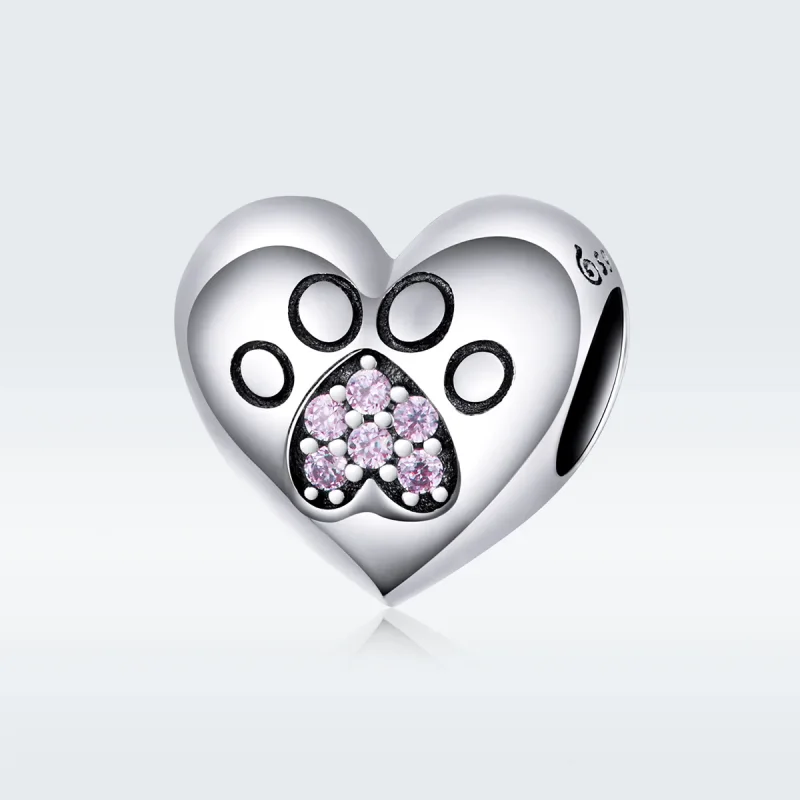 (immagine per) Charm tipo Pandora Impronte degli animali domestici - BSC209 - Visualizza 4