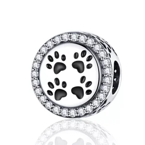 (immagine per) Charm tipo Pandora Impronte - SCC1186