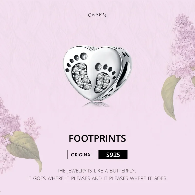 (immagine per) Charm tipo Pandora Impronte - SCC1395 - Visualizza 5