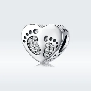 Charm tipo Pandora Impronte - SCC1395 (immagine per) Charm tipo Pandora Impronte - SCC1395