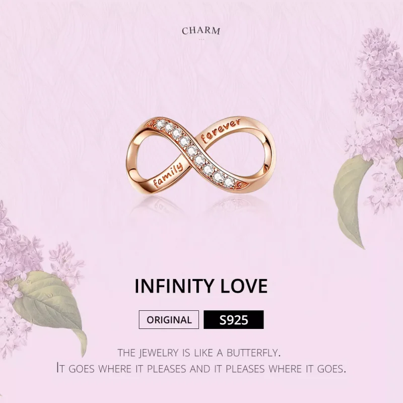 (immagine per) Charm tipo Pandora Infinito - SCC1146-C - Visualizza 2