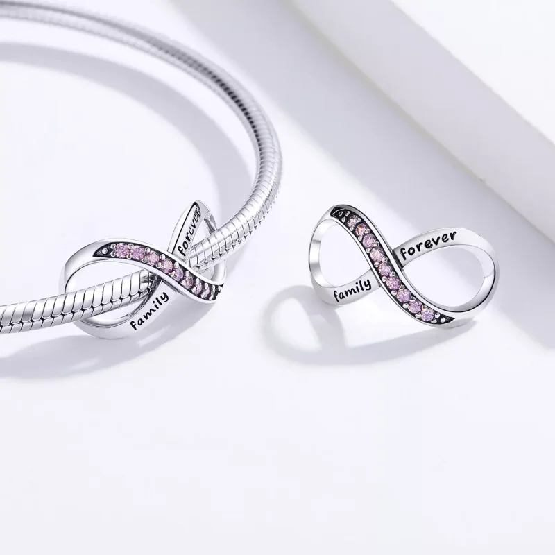 (immagine per) Charm tipo Pandora Infinito - SCC1146-PK - Visualizza 4