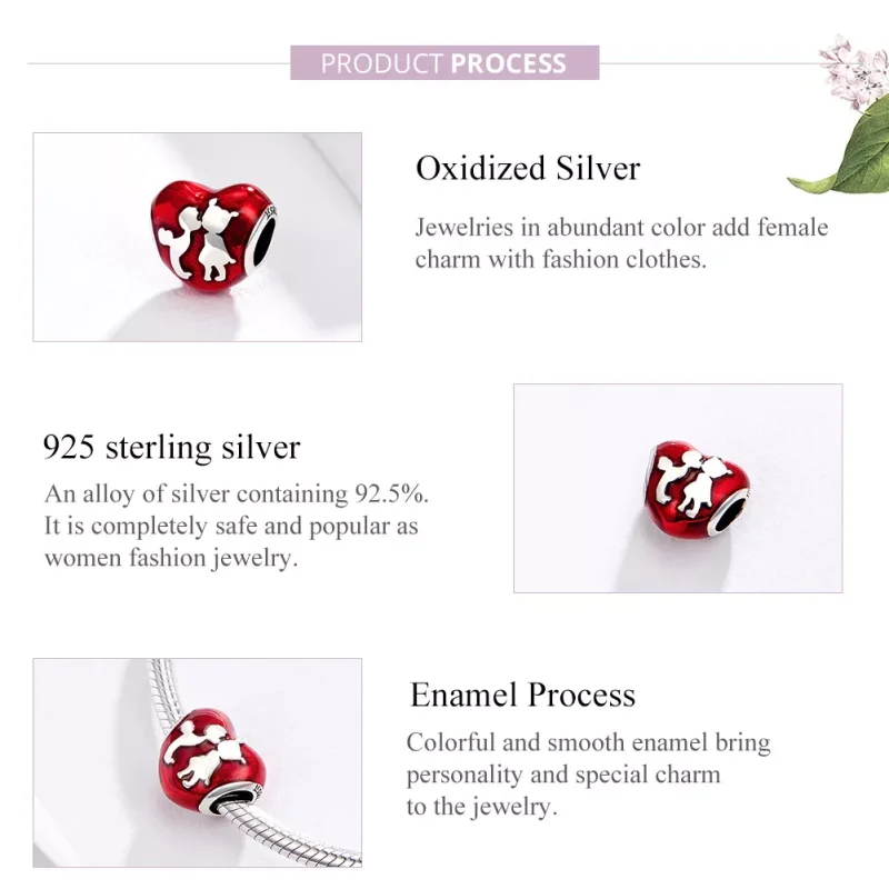 (immagine per) Charm tipo Pandora Innamorati dell'infanzia - SCC1187 - Visualizza 4