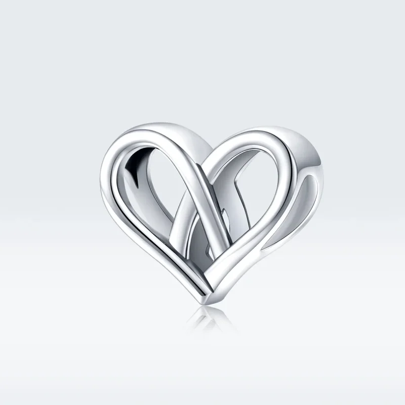 (immagine per) Charm tipo Pandora Io e te cuore a cuore - SCC1552 - Visualizza 5