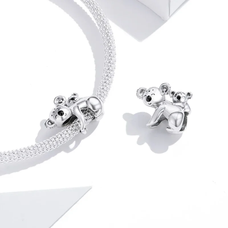 (immagine per) Charm tipo Pandora Koala con capretto - BSC260 - Visualizza 4