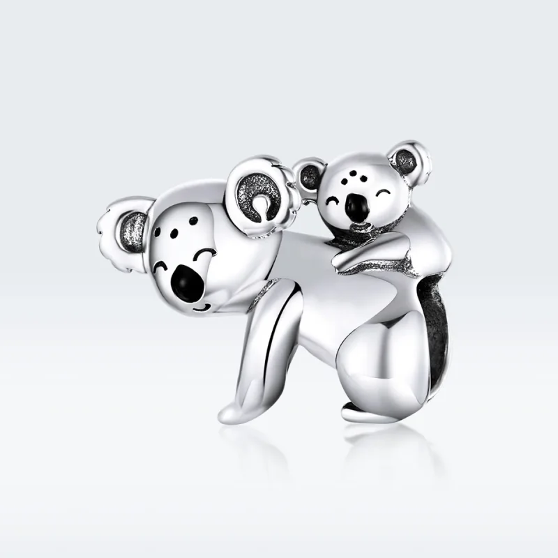 (immagine per) Charm tipo Pandora Koala con capretto - BSC260 - Visualizza 5
