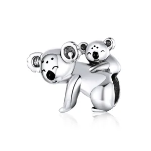 (immagine per) Charm tipo Pandora Koala con capretto - BSC260