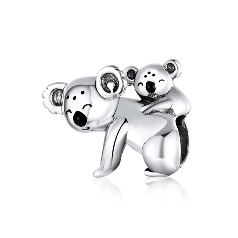 (immagine per) Charm tipo Pandora Koala con capretto - BSC260