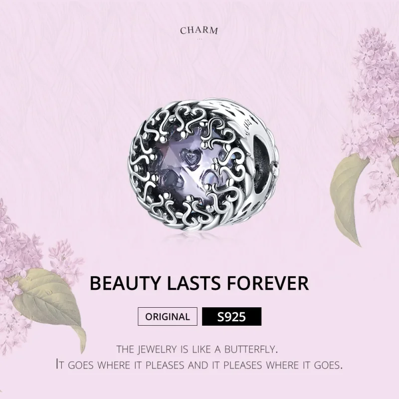(immagine per) Charm tipo Pandora La bellezza dura per sempre - SCC1791 - Visualizza 6