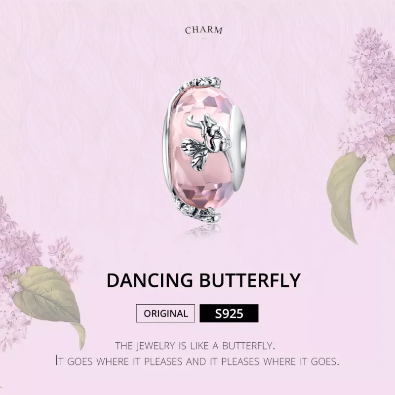 (immagine per) Charm tipo Pandora La farfalla - SCC1285 - Visualizza 2