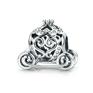 (immagine per) Charm tipo Pandora La macchina delle zucche di Cenerentola - SCC792