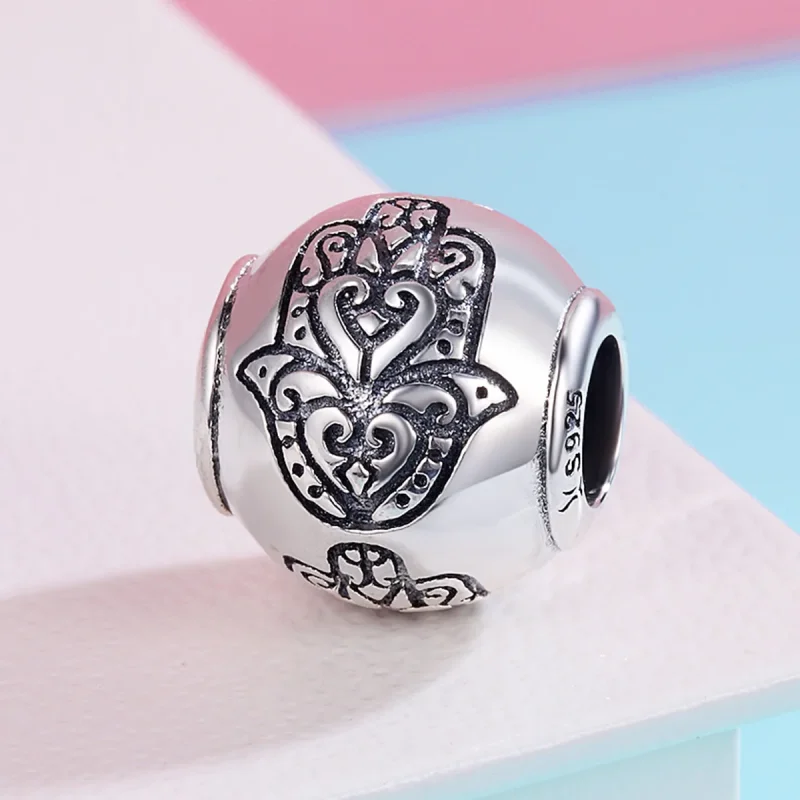 (immagine per) Charm tipo Pandora La mano di Fatima - SCC306 - Visualizza 4