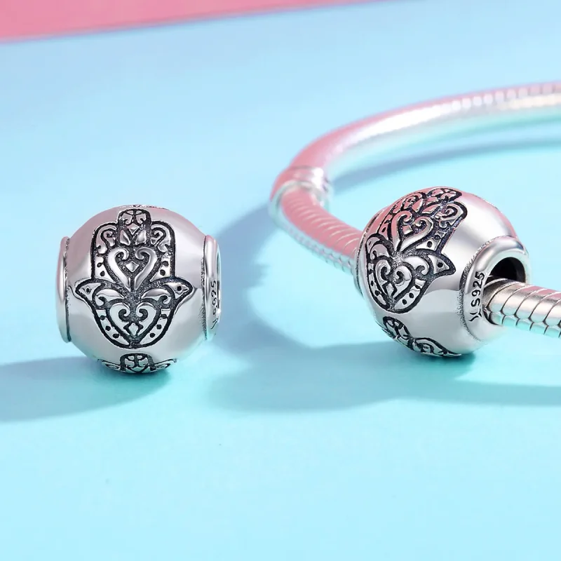 (immagine per) Charm tipo Pandora La mano di Fatima - SCC306 - Visualizza 5