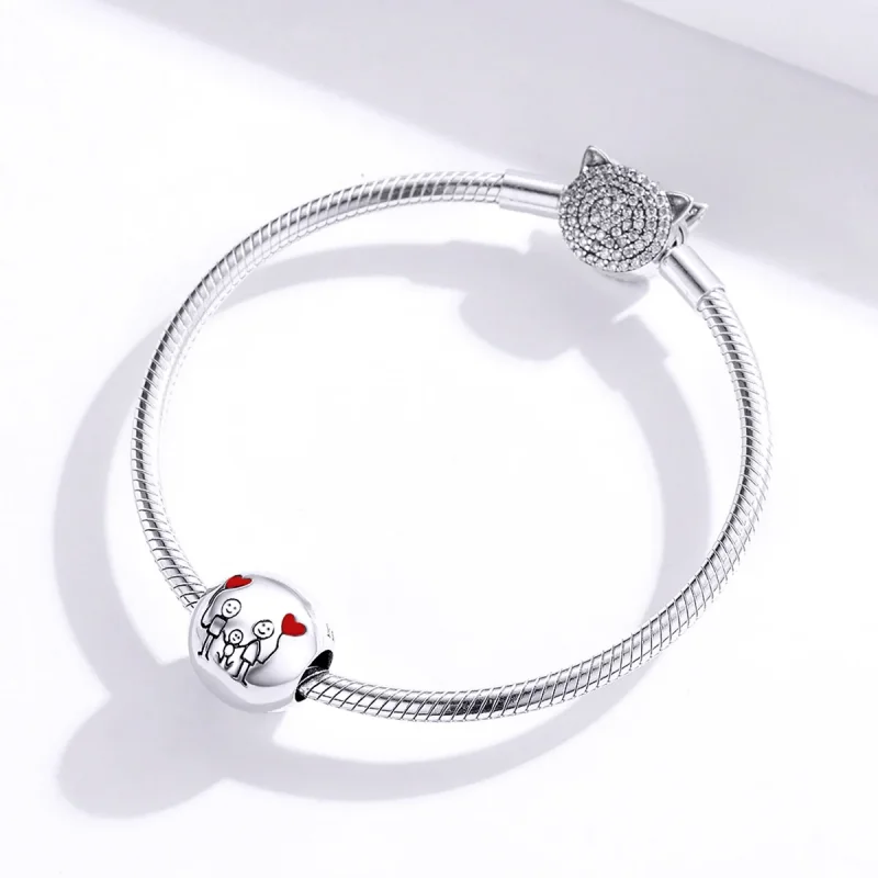 (immagine per) Charm tipo Pandora La mia famiglia - SCC1339 - Visualizza 3