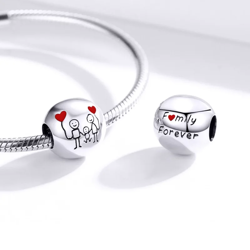 (immagine per) Charm tipo Pandora La mia famiglia - SCC1339 - Visualizza 4