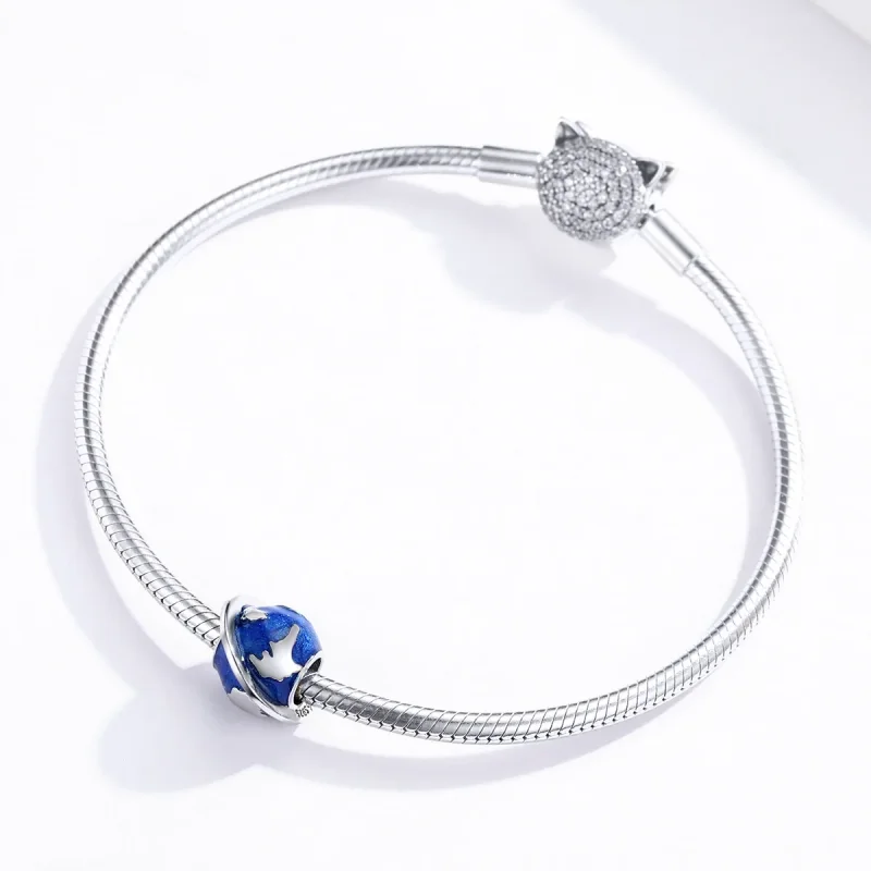 (immagine per) Charm tipo Pandora La mia fantastica terra - BSC162 - Visualizza 3