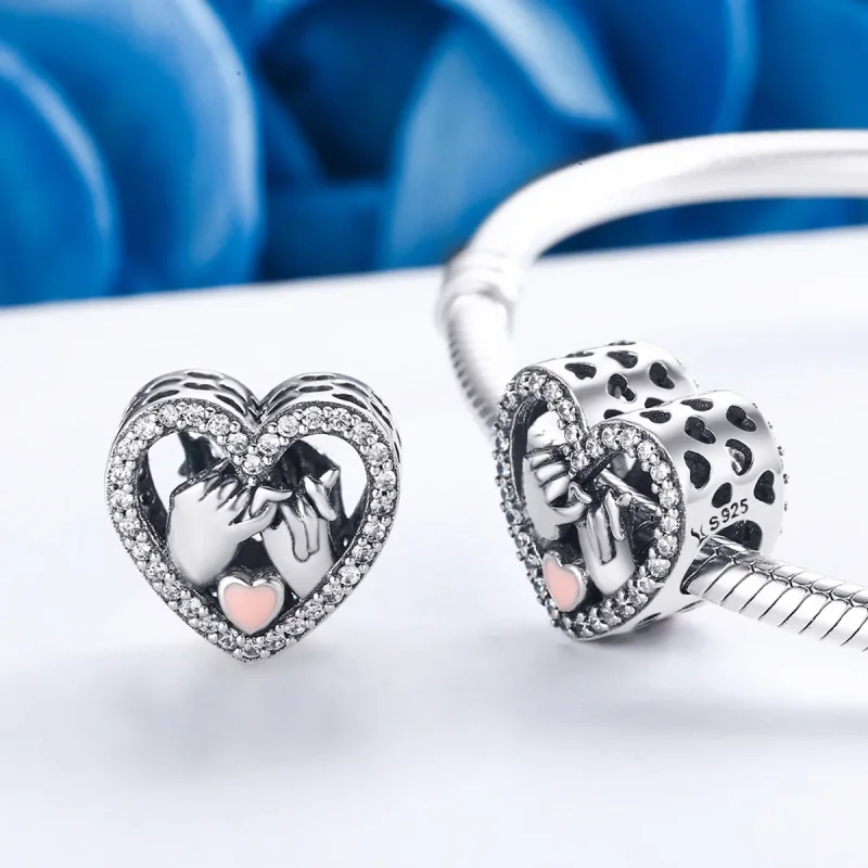 (immagine per) Charm tipo Pandora La nostra promessa da mignolo per sempre - SCC167 - Visualizza 5
