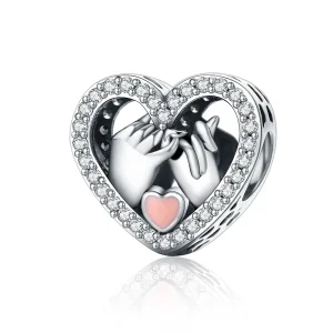 (immagine per) Charm tipo Pandora La nostra promessa da mignolo per sempre - SCC167