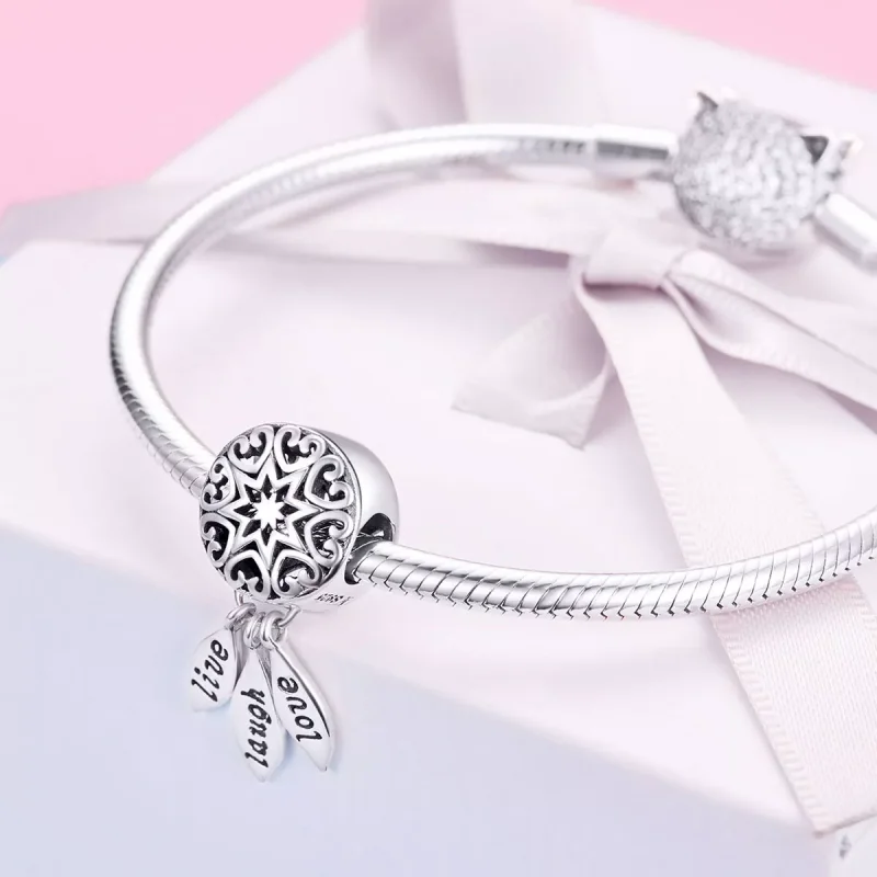 (immagine per) Charm tipo Pandora La vita - SCC1128 - Visualizza 4