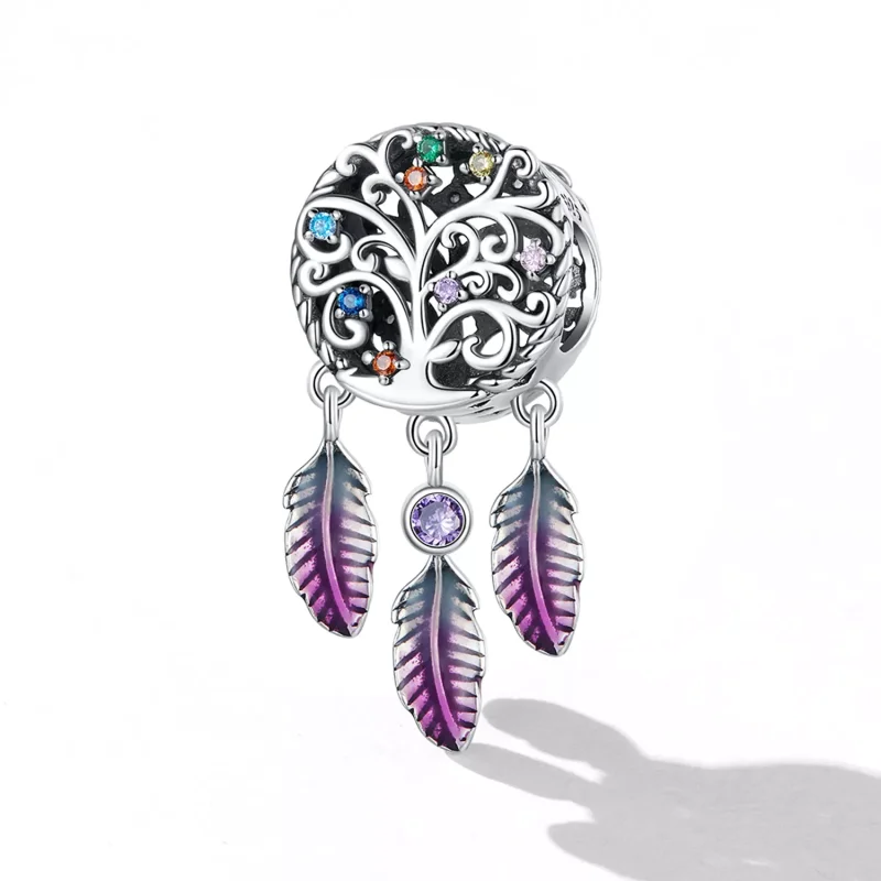 (immagine per) Charm tipo Pandora L'acchiappasogni dell'albero della vita - SCC2268 - Visualizza 2