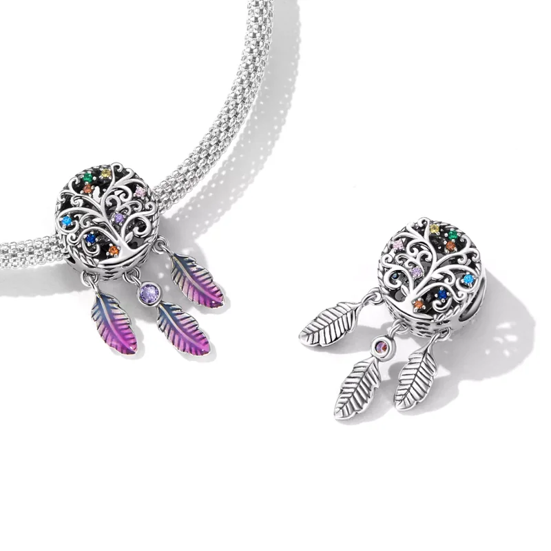 (immagine per) Charm tipo Pandora L'acchiappasogni dell'albero della vita - SCC2268 - Visualizza 4