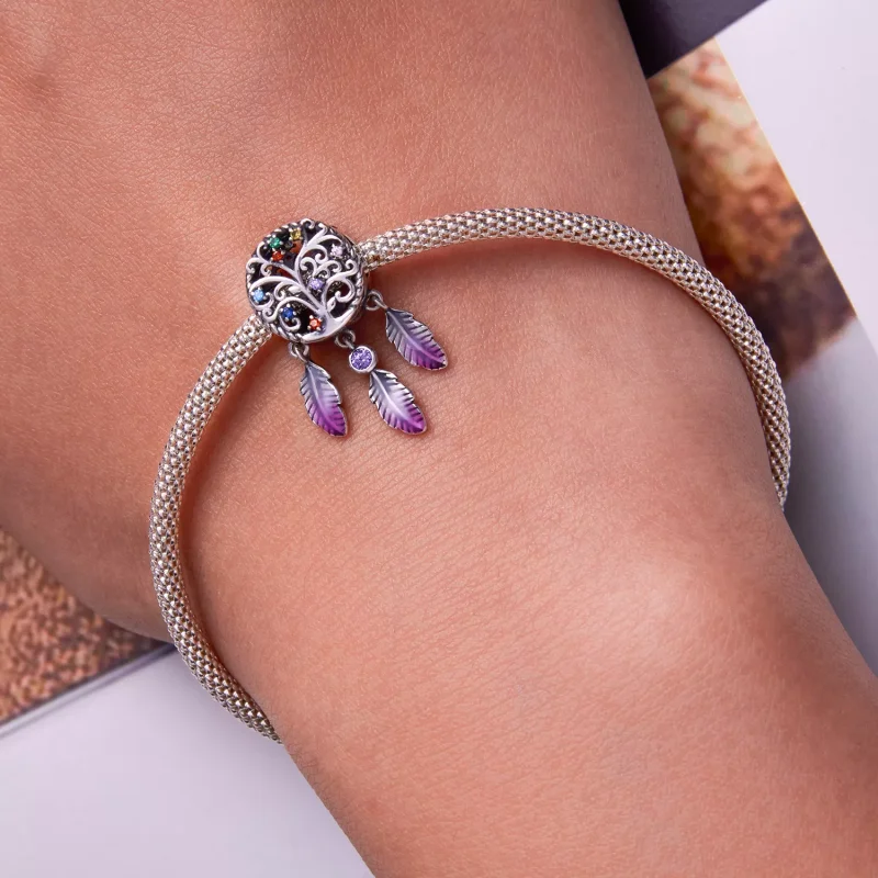 (immagine per) Charm tipo Pandora L'acchiappasogni dell'albero della vita - SCC2268 - Visualizza 6