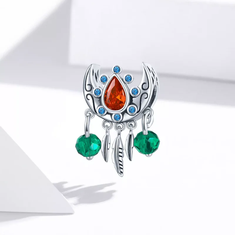 (immagine per) Charm tipo Pandora L'acchiappasogni lunare - BSC452 - Visualizza 2