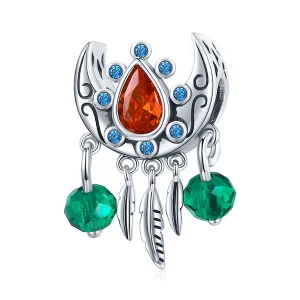 (immagine per) Charm tipo Pandora L'acchiappasogni lunare - BSC452