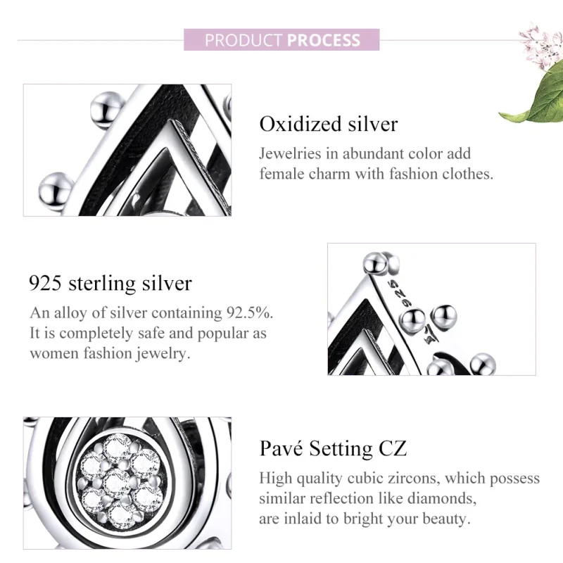 (immagine per) Charm tipo Pandora Lacrima - SCC1723 - Visualizza 8