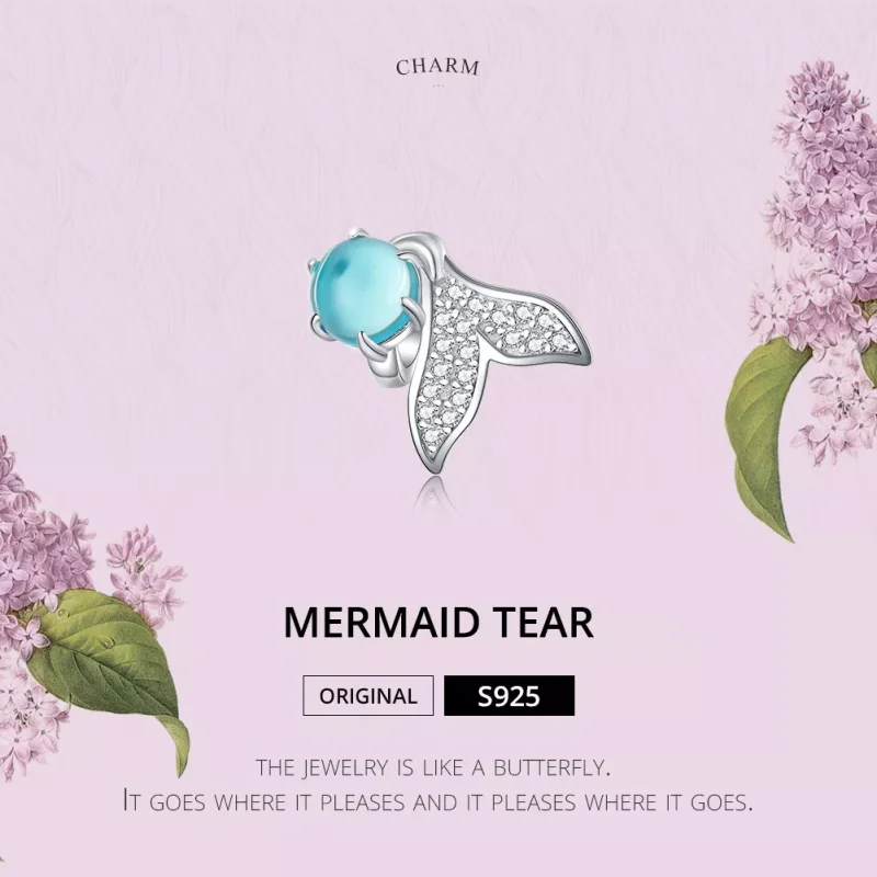 (immagine per) Charm tipo Pandora Lacrime di sirena - SCC1226 - Visualizza 2