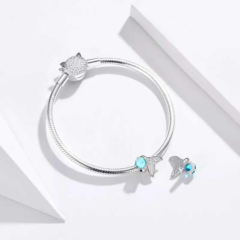 (immagine per) Charm tipo Pandora Lacrime di sirena - SCC1226 - Visualizza 3