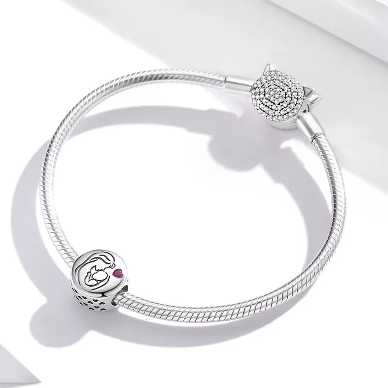 (immagine per) Charm tipo Pandora L'amore della madre - BSC493 - Visualizza 3