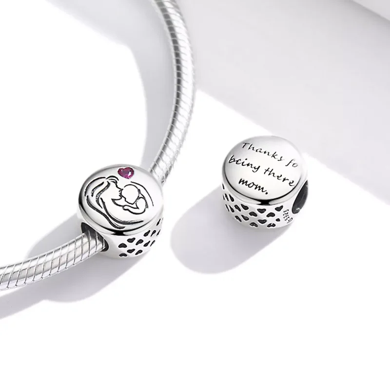 (immagine per) Charm tipo Pandora L'amore della madre - BSC493 - Visualizza 4