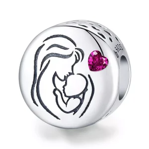 (immagine per) Charm tipo Pandora L'amore della madre - BSC493