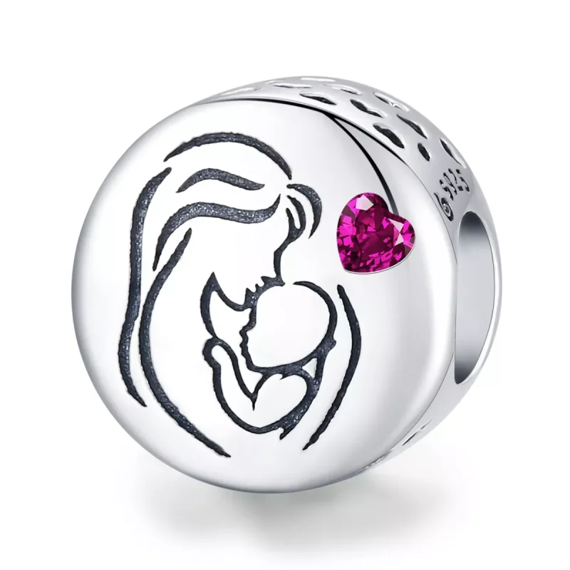 (immagine per) Charm tipo Pandora L'amore della madre - BSC493