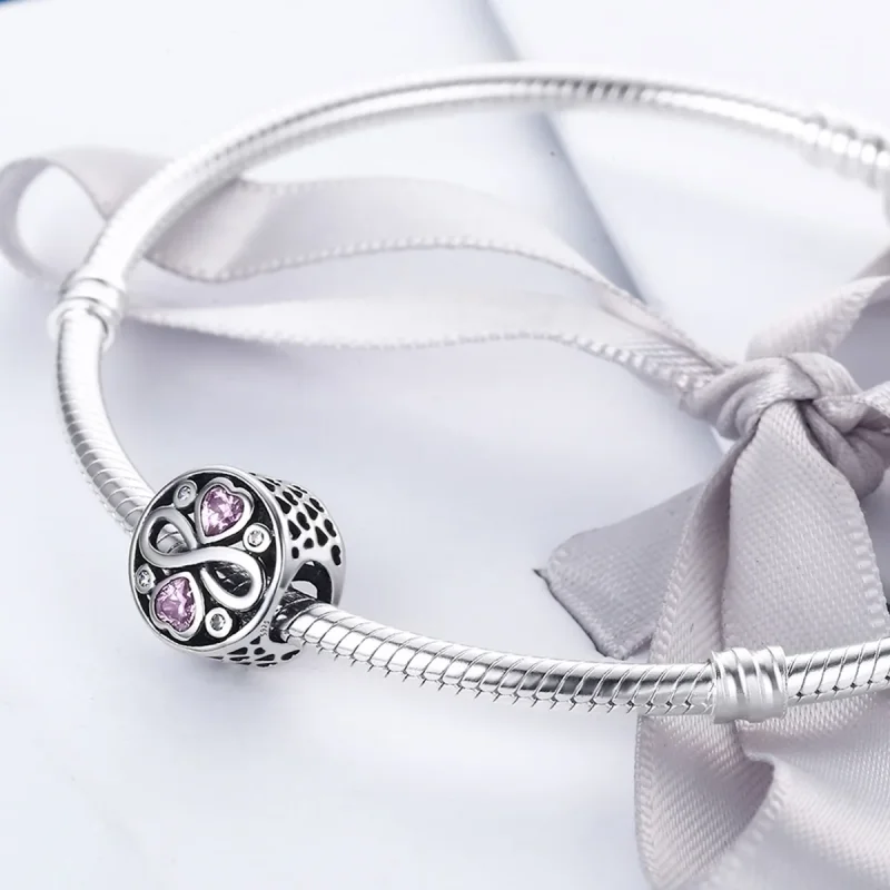 (immagine per) Charm tipo Pandora L'amore dura - SCC240 - Visualizza 4