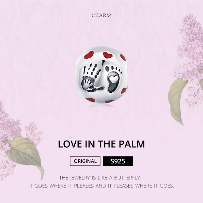 (immagine per) Charm tipo Pandora L'amore nel palmo - SCC1827 - Visualizza 6