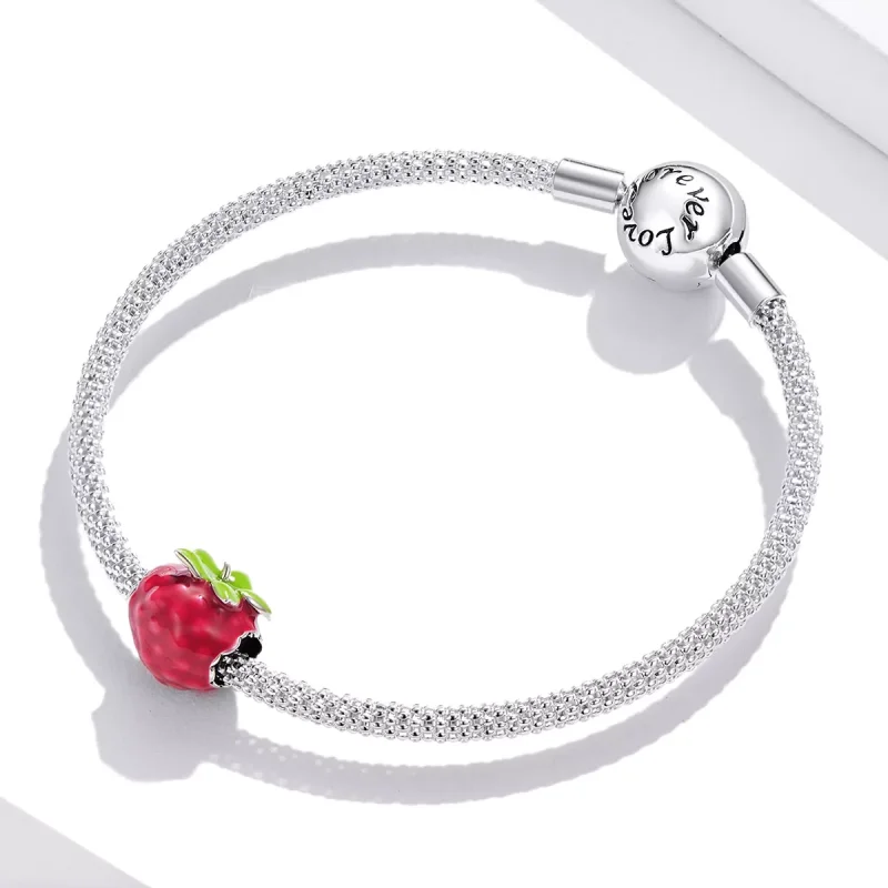 (immagine per) Charm tipo Pandora Lampone - BSC487 - Visualizza 3