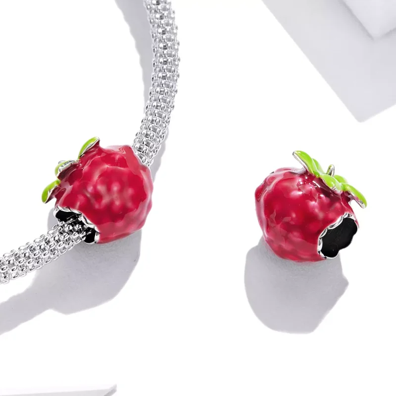 (immagine per) Charm tipo Pandora Lampone - BSC487 - Visualizza 4
